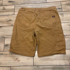 Y2K Genuine Dickies Carpenter Brown Shorts Size 38W 11 Inch Inseam